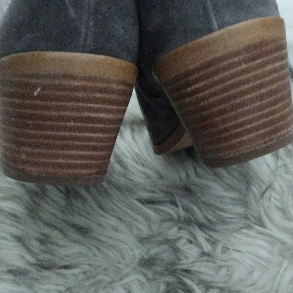 1 state studded ankle booties